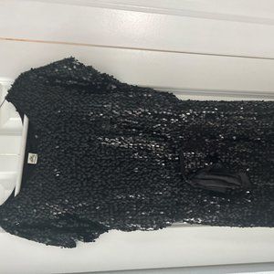 Black cocktail dress